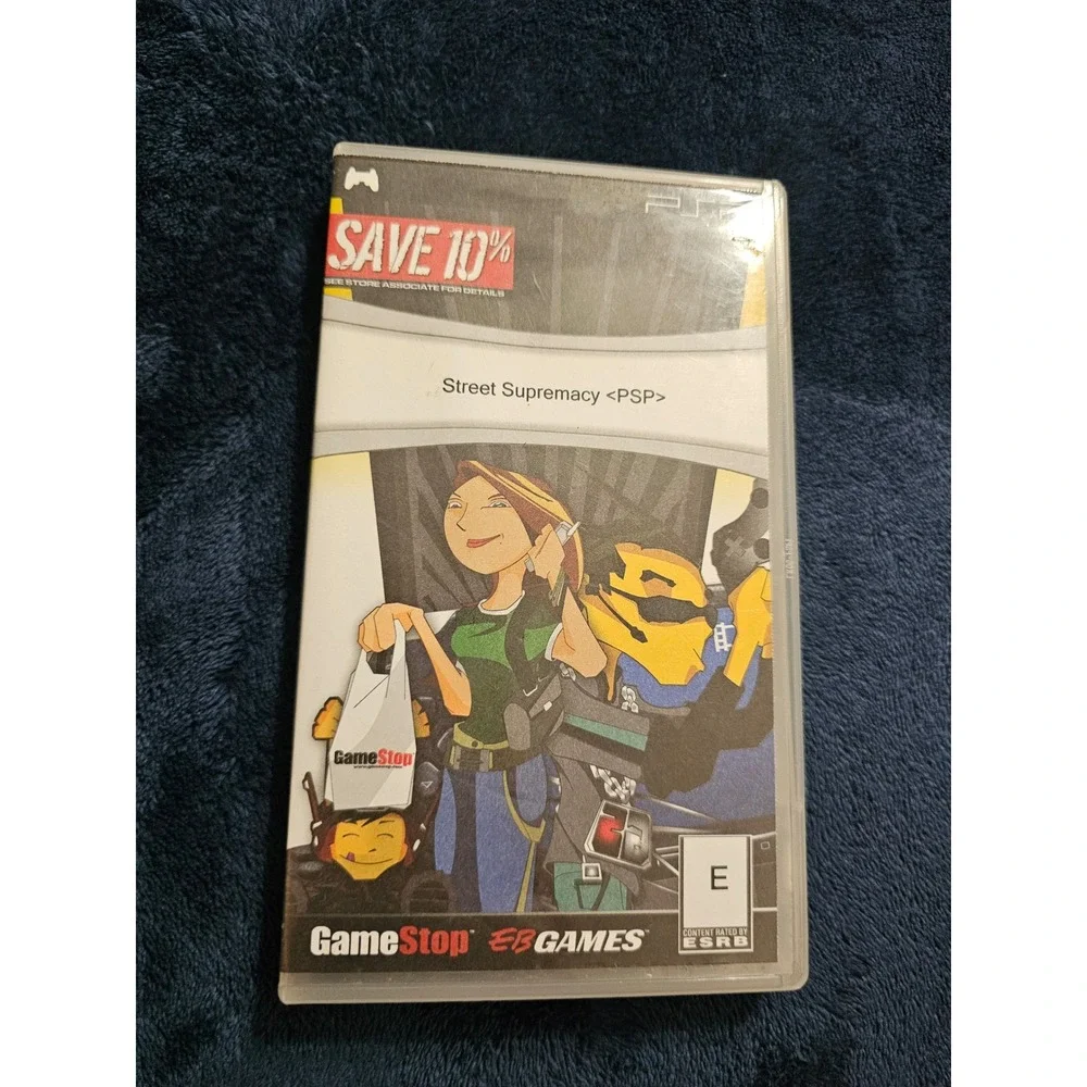 Street Supremacy Sony PSP Game Racing GameStop EB Games Replacement Case ESRB E